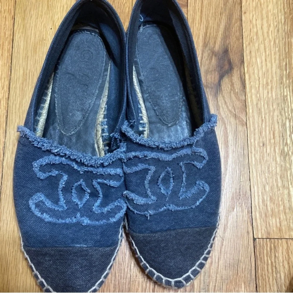 Semi used Chanel denim shoes 39 - Picture 5 of 7